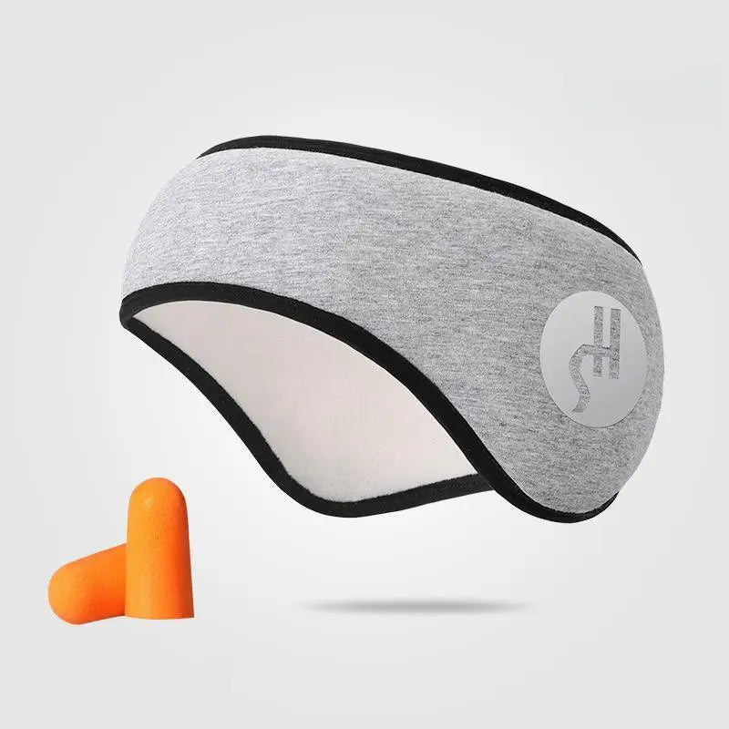 2-in-1 Noise-Reducing Sleep Mask with Earplugs | Adjustable Blackout Eye Mask